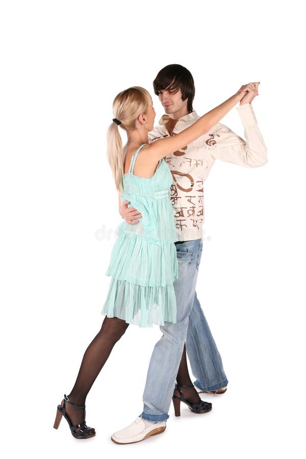 Young couple dancing