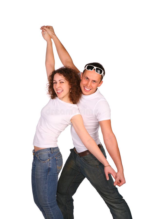 Young couple dancing