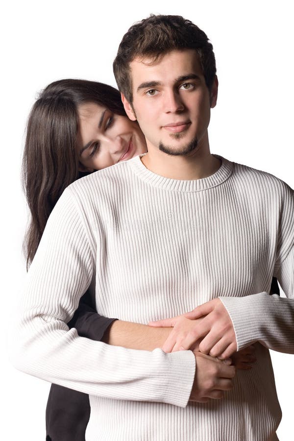 Young couple embracing stock image. Image of affectionate 1657801