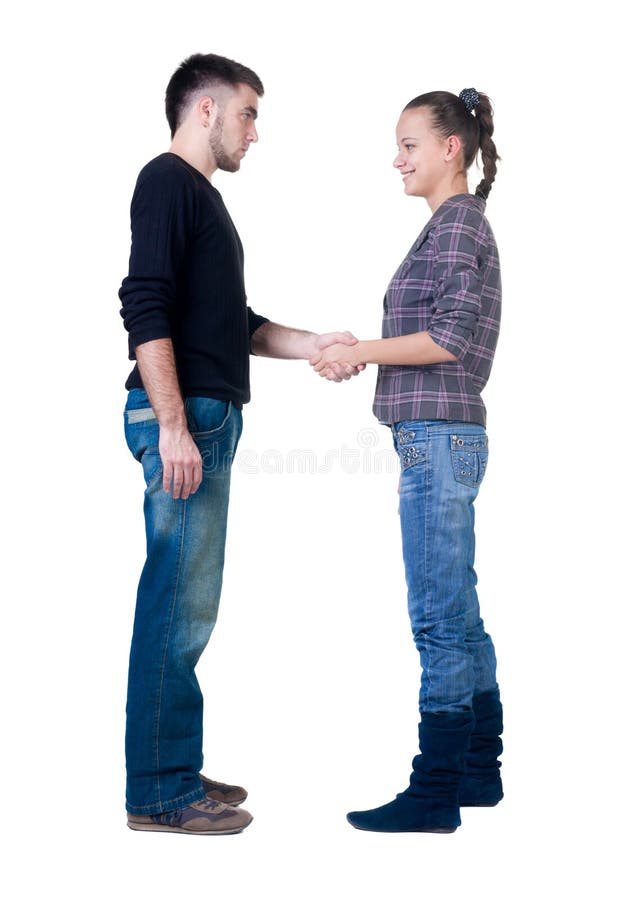 Hand shake of two women stock image. Image of agreement 27158833