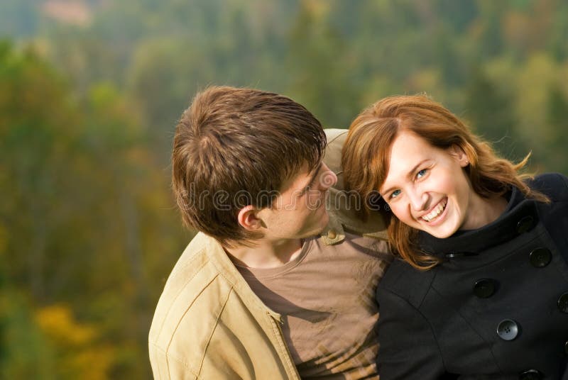 Young couple in love