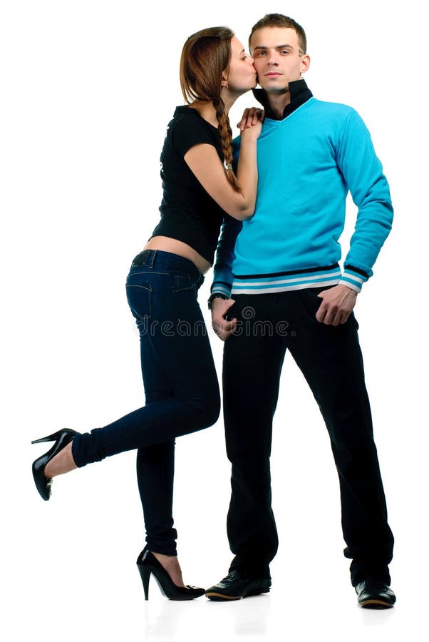 Young couple posing