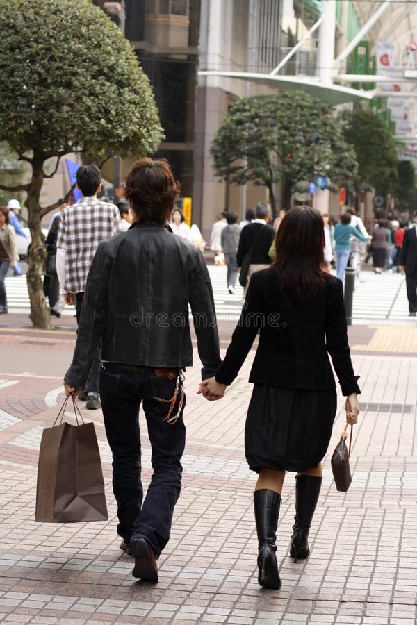 Young couple shopping