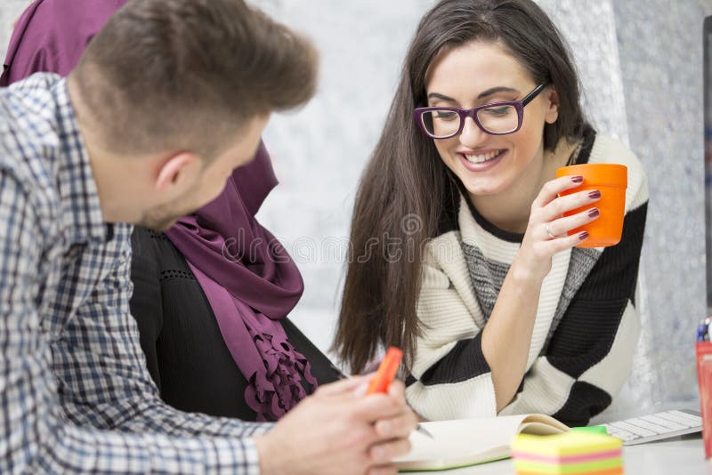 Young Creative Startup Business People on Meeting at Modern Office