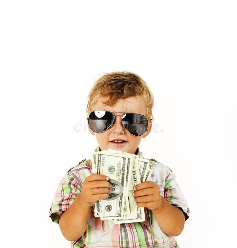 Young cute boy holding lot of cash, american dollars isolated close up stock photos Young cute boy holding lot of cash, american dollars isolated close up stock photos
