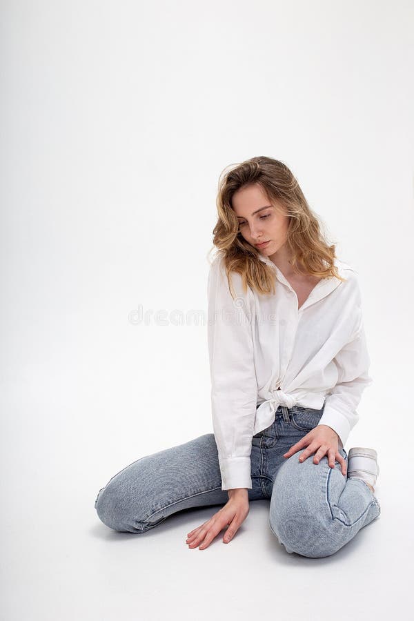 10 968 Cute Girl White Shirt Blue Jeans Photos Free Royalty Free Stock Photos From Dreamstime 10 968 Cute Girl White Shirt Blue Jeans Photos Free Royalty Free Stock Photos From Dreamstime