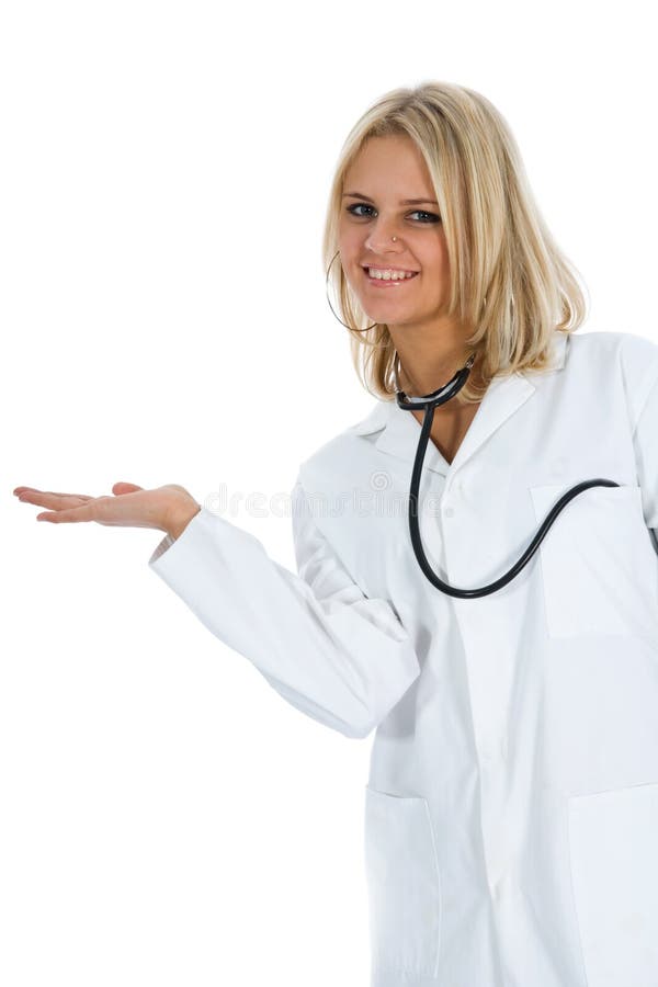 Young doctor with stethoscope