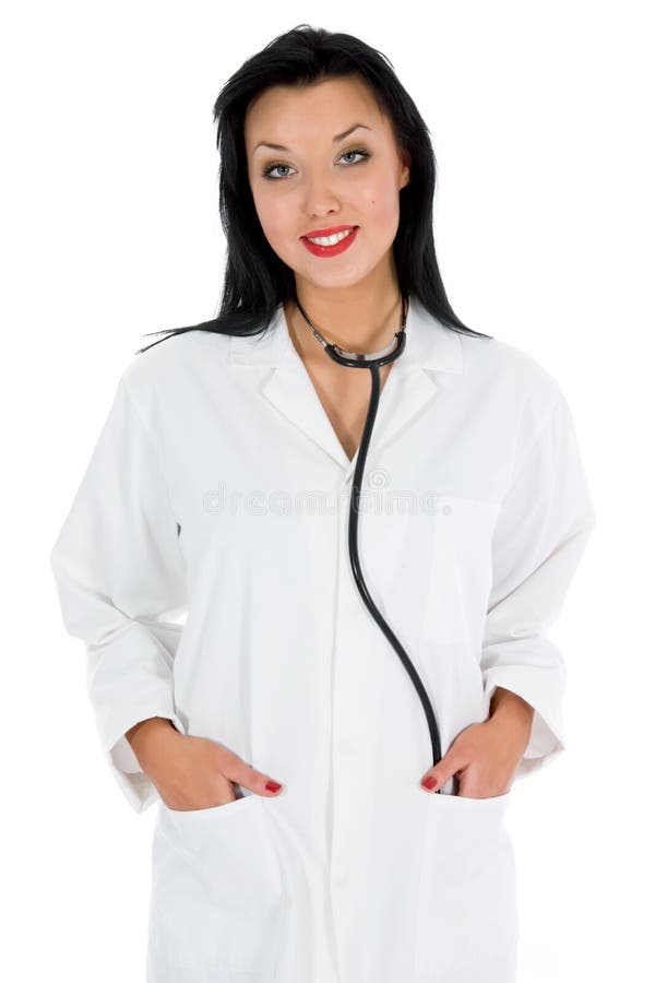 Young doctor with stethoscope