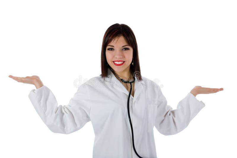 Young doctor with stethoscope