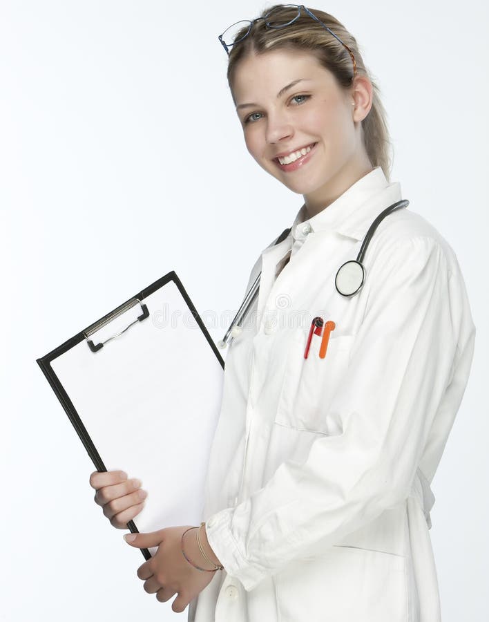 Young doctor with stethoscope