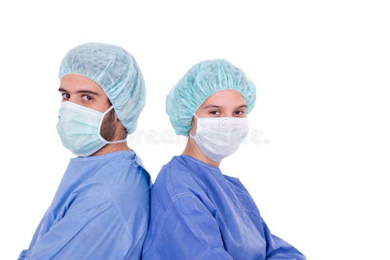 Young doctors couple