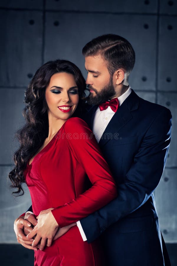 Young elegant couple stock photo. Image of human, indoors 53628764