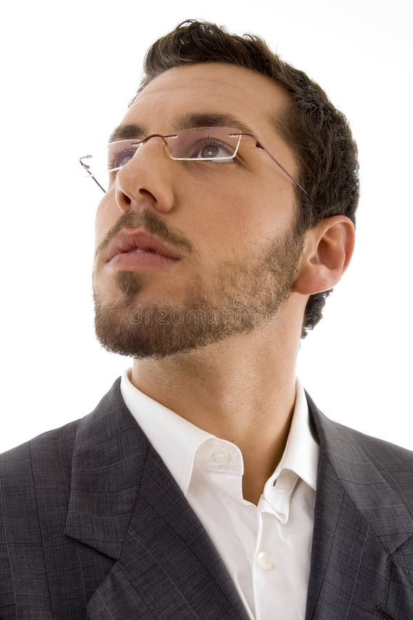 Young executive wearing spectacles