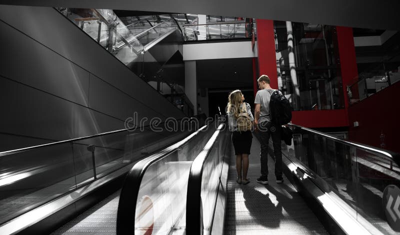 Young family having dated and spending time in shopping mall royalty free stock photography Young family having dated and spending time in shopping mall royalty free stock photography