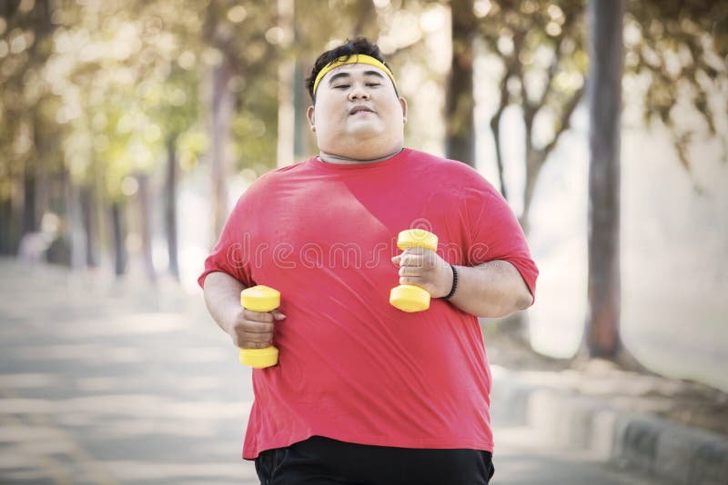 Chinese guy running fat 25 Very