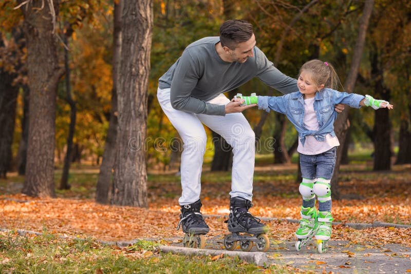 183 Father Daughter Roller Skates Stock Photos Free & RoyaltyFree
