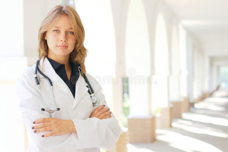 Young female doctor