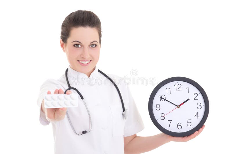 Прием врача с часу. Врач держит часы. Соблюдение режима врач. Пить таблетки по часам. Доктор показывает на часы.