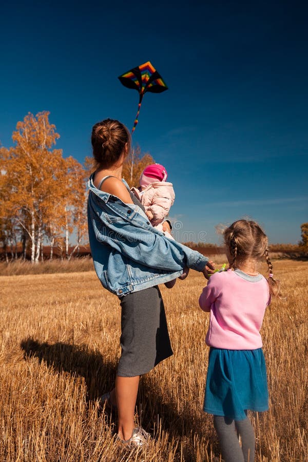 A young female mother royalty free stock images A young female mother royalty free stock images