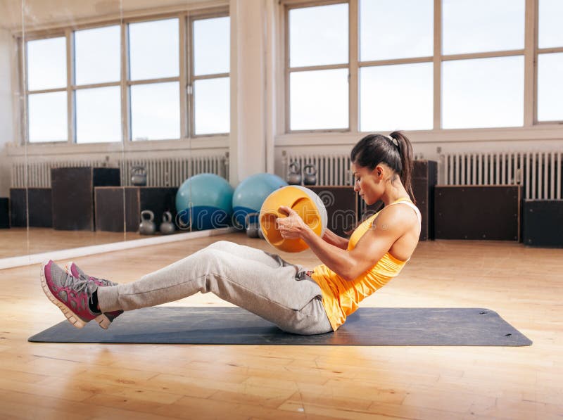 Young Woman after Workout in Gym Stock Photo - Image of building, exercising:  61197534