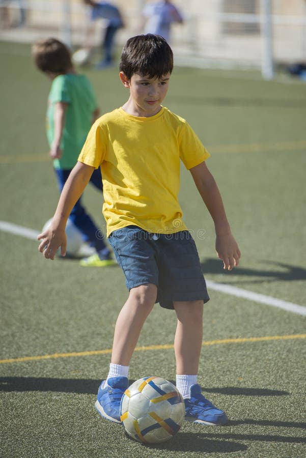 Young Football Player in a Training Stock Image Image of grass, pitch