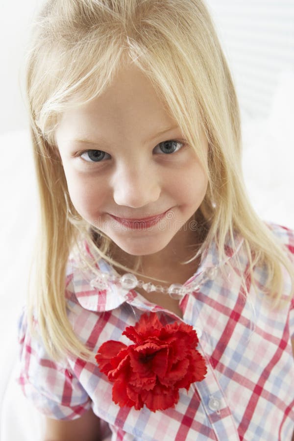 Young Girl Dressing Up in Bedroom Stock Photo Image of girl, female