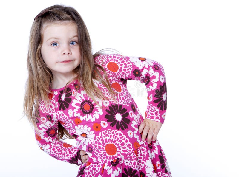 Young Girl with Hands on Hips Stock Photo Image of smile, adorable