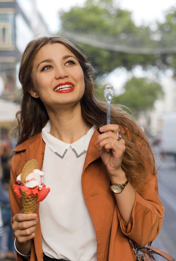 Young Girl In Shirt Smiling Stock Image Image Of Fashion Summer