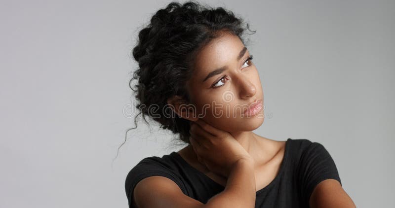 Teenage Girl With Black Hair