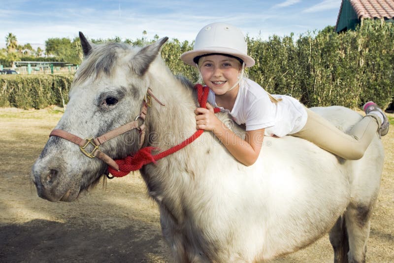 Young Girl on a Pony