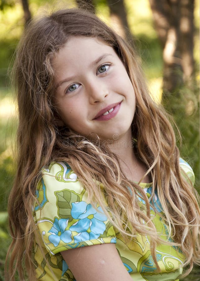 Young girl portrait royalty free stock images