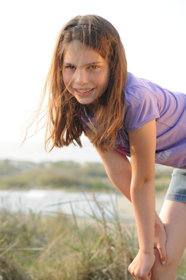 Young Girl Posing At The Beach Picture. Image: 19884502