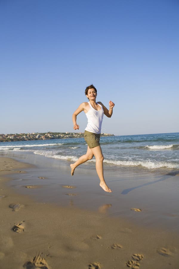 Young Girl Running Picture. Image 5122971