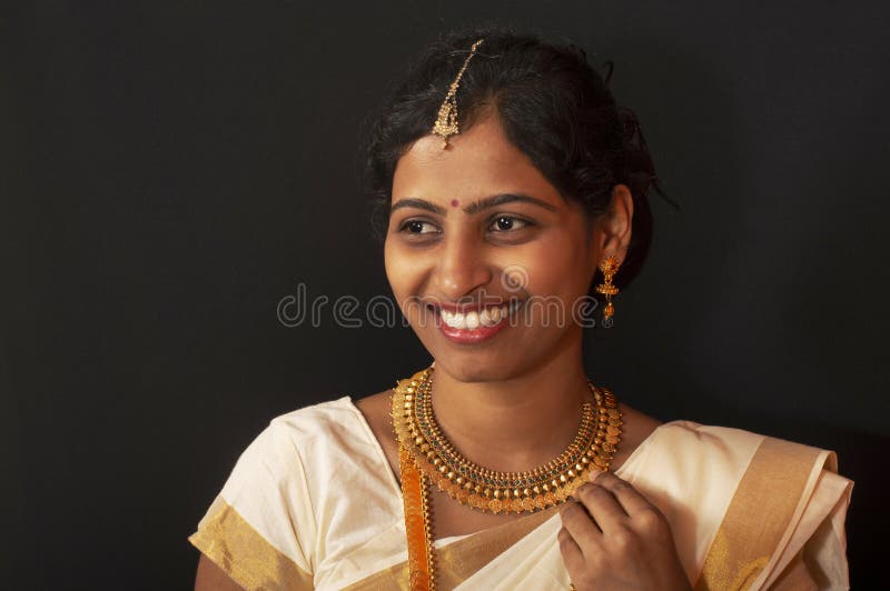 Young Girl in Traditional Kerala Saree and Jewelry Stock Image - Image of attractive, dancer: 145759531 Young Girl in Traditional Kerala Saree and Jewelry Stock Image - Image of attractive, dancer: 145759531
