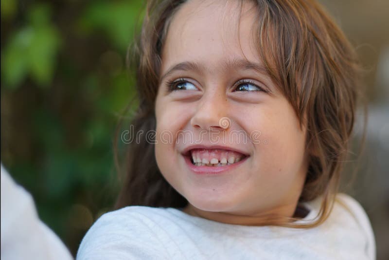 Young Girl 6 7 Years Old Eating Spaghetti Stock Image Image Of