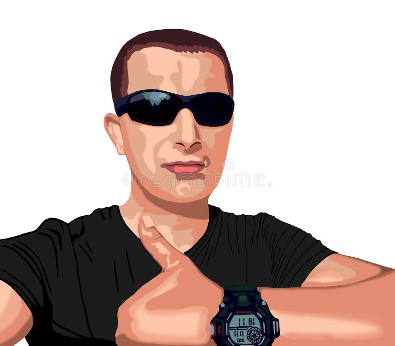 Young, glasses, isolated, sunglasses, white, boy, portrait, woman, 3d, person, people, child, men, handsome, fashion, business, co stock illustration Young, glasses, isolated, sunglasses, white, boy, portrait, woman, 3d, person, people, child, men, handsome, fashion, business, co stock illustration