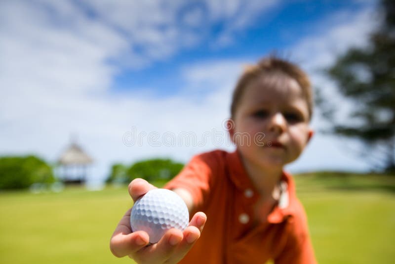 Young golfer