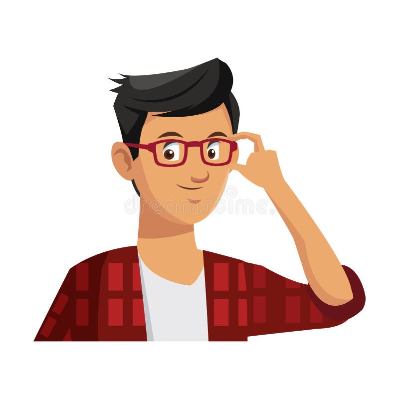 Young guy cartoon icon stock vector. Illustration of clipart - 85795171