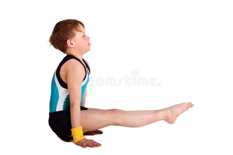 Little boy gymnast stock image. Image of health, healthy 23433171