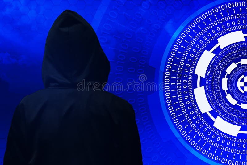 Young hacker in data security concept. Digital system concept stock images, royalty-free photos and pictures