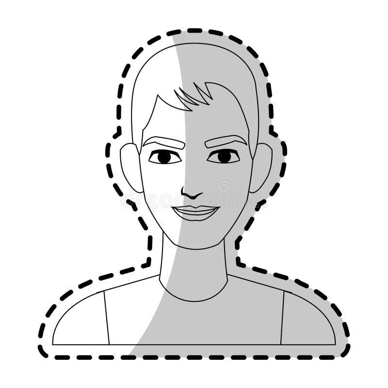 Young Handsome Man Icon Image Stock Illustration - Illustration of ...