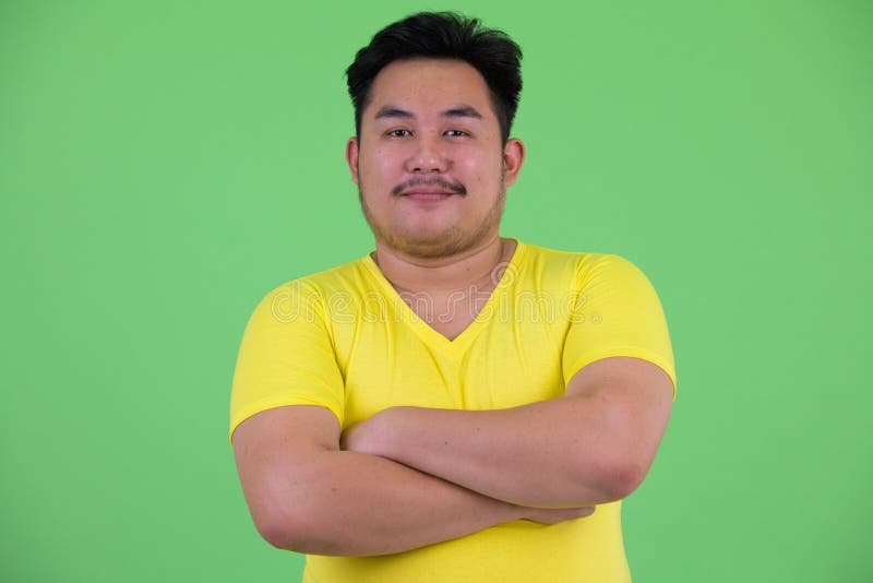 solo Habitat kontoførende Face of Young Handsome Overweight Asian Man Thinking Stock Image - Image of  mustache, filipino: 151492907