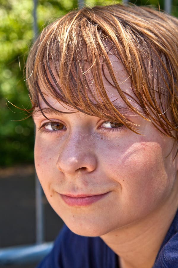 Young happy boy sweating stock photo. Image of people 37043796