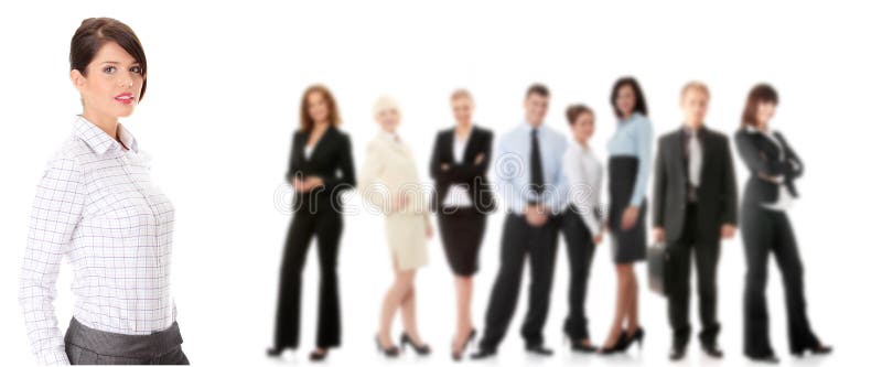 Young happy businesswoman royalty free stock images