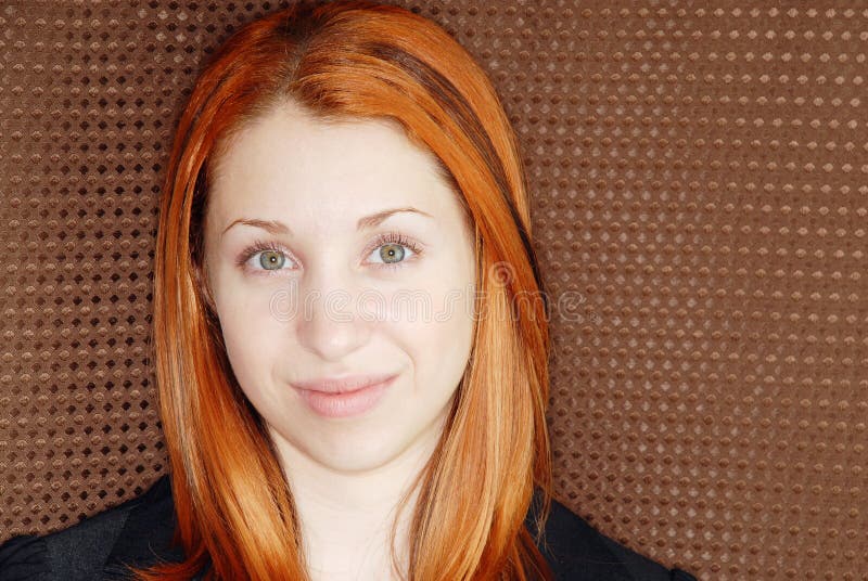 Young hispanic Red head stock image. Image of attractive - 7636939