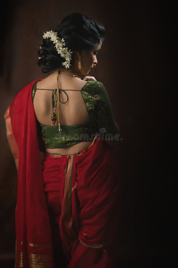Young Indian Female Wearing Maharashtrian Style Red Saree Stock Photo - Image of style, nauwari: 249742102 Young Indian Female Wearing Maharashtrian Style Red Saree Stock Photo - Image of style, nauwari: 249742102