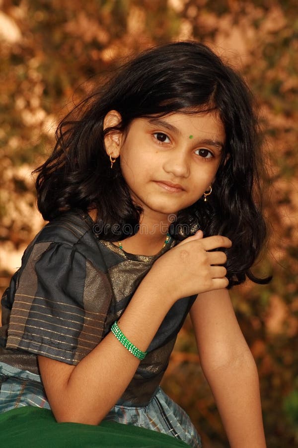 Young Indian Girl Stock Image Image Of Intelligenc