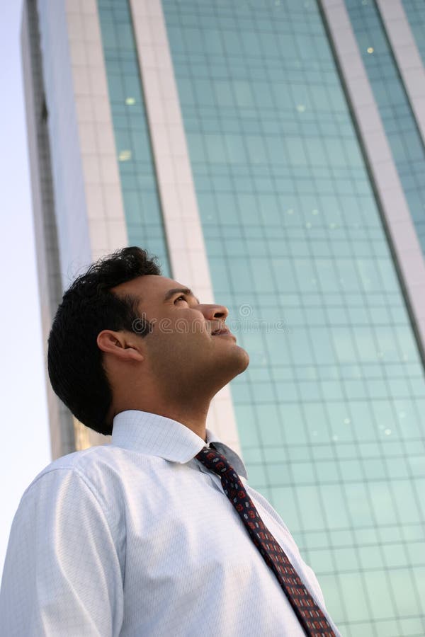 Young indian with vision of successful future stock images Young indian with vision of successful future stock images