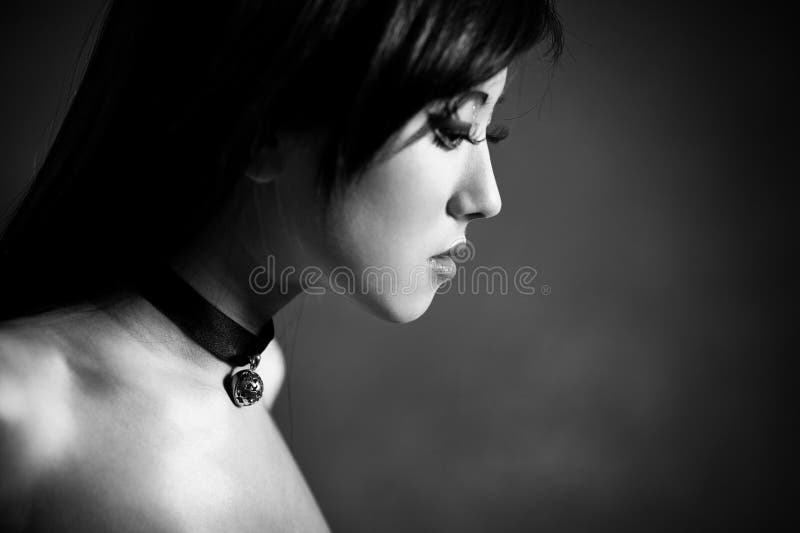 Young japanese woman concept portrait