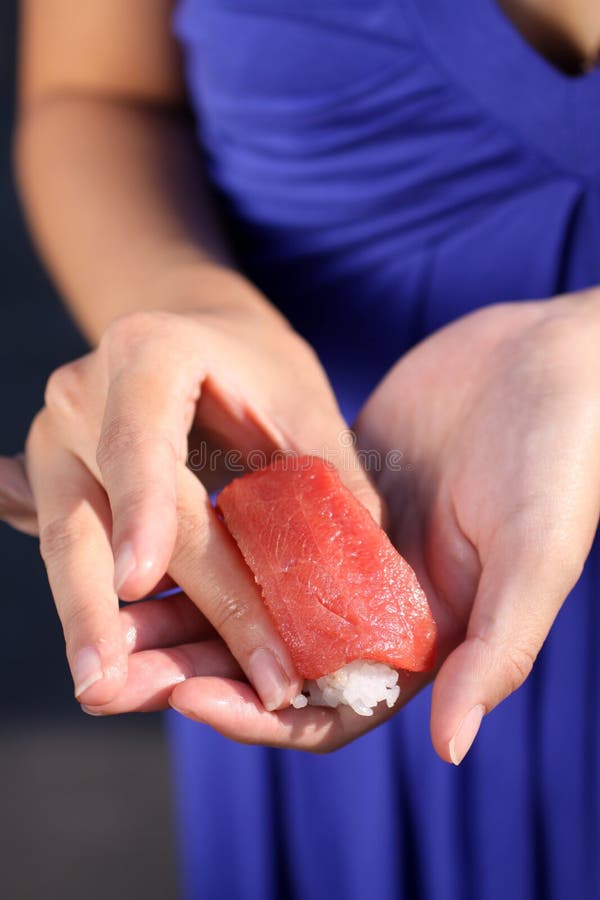 Squeezing the Sushi Rice Inside a Cutting Mold Stock Image - Image of maki,  algas: 130864281